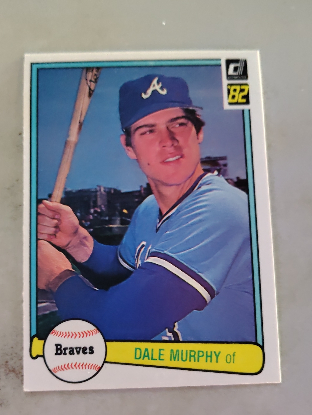 Dale Murphy 1982 Donruss #299 Atlanta Braves Baseball Card